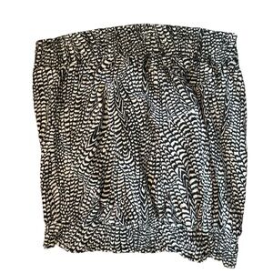 Anthropologie Y2K Ruched Tube Top XS